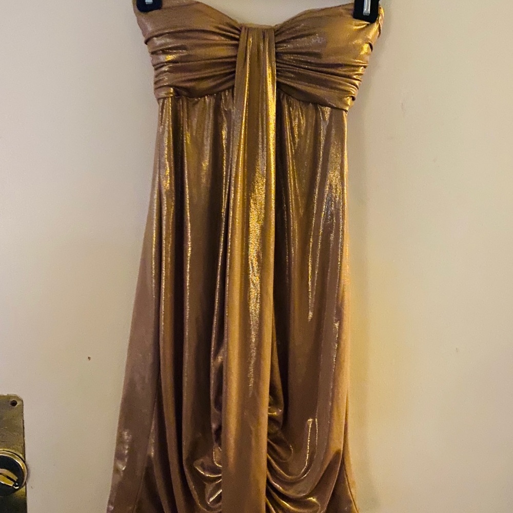 Caché Golden Party Dress